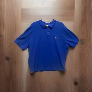 American Living Polo Shirt Mens XXL Eagle USA Flag Blue Preppy Patriotic